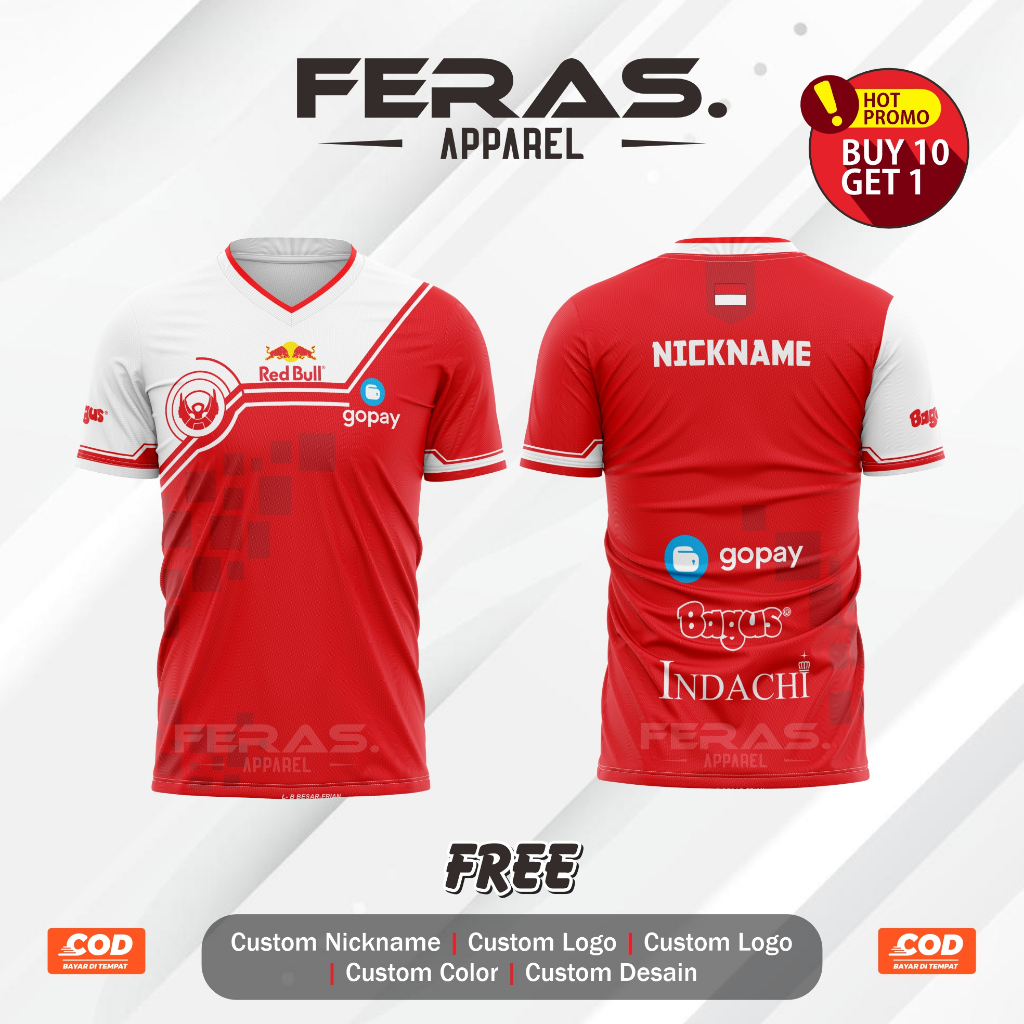 Baju Kaos Jersey BIGETRON 2020 Dewasa FF ML