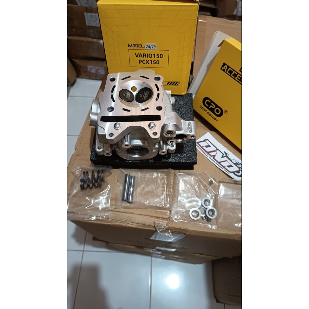 CPO Cylinder head vario 150 24/29/Silinder head pcx 150 cpo 24/29/slinder head cpo vario 150/Silinde