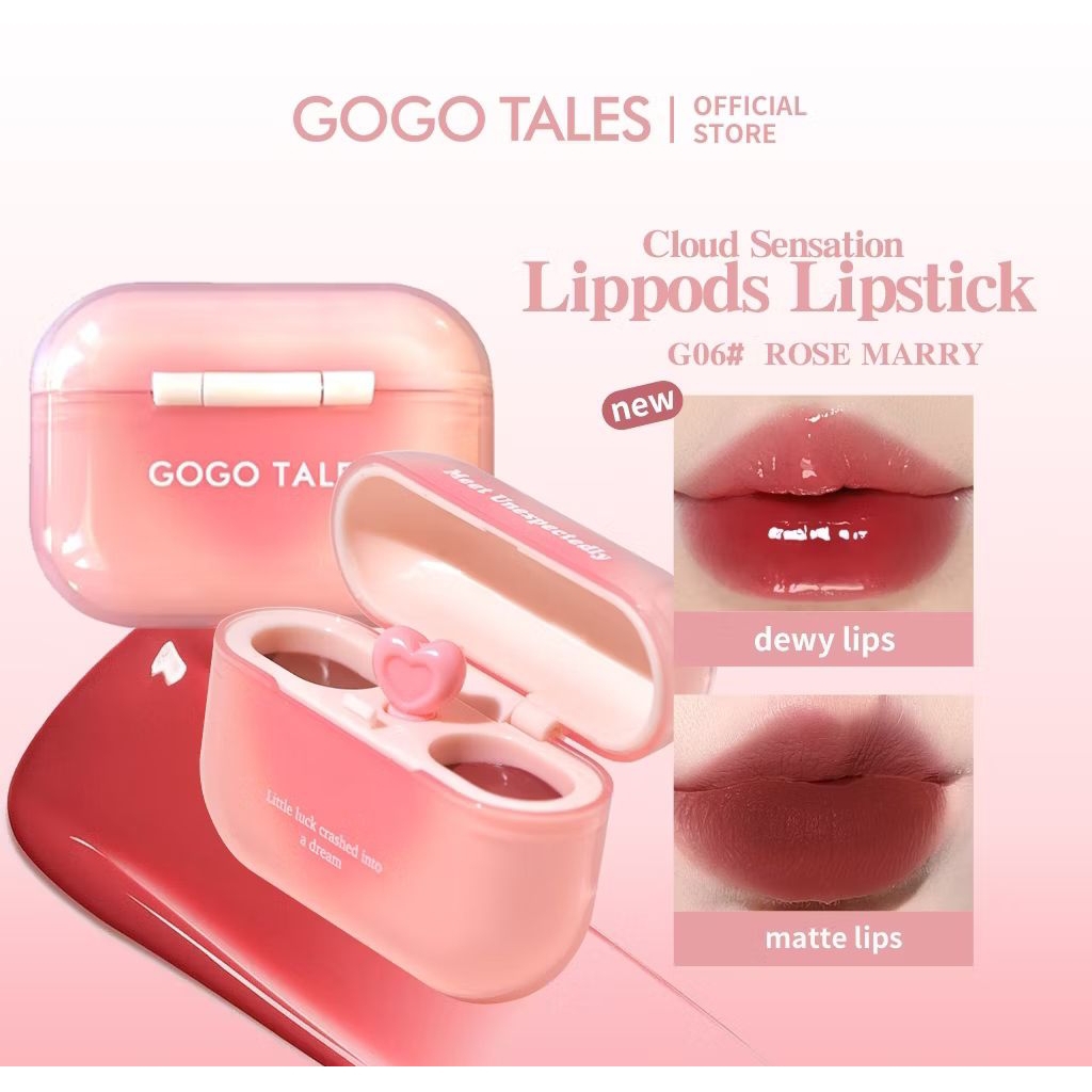 Gogo tales  Cloud Sensation Lippods Lipstick (airpods/ lipPods)