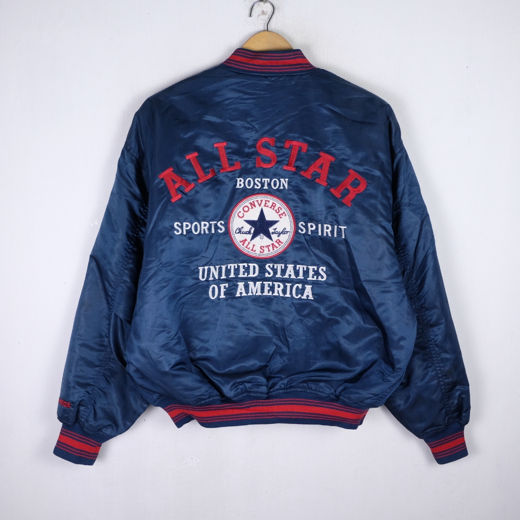 VINTAGE CONVERSE VARSITY BOMBER JACKET JK78 SIZE L ORIGINAL PRELOVED