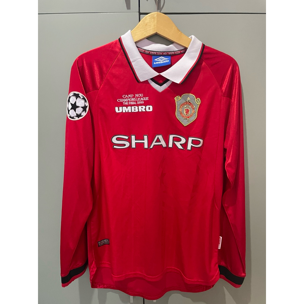 Jual Jersey Borongan (Dapet 4 Jersey) Man United Treble UCL Final Version 1999; PSG Home 2021/22 PI;
