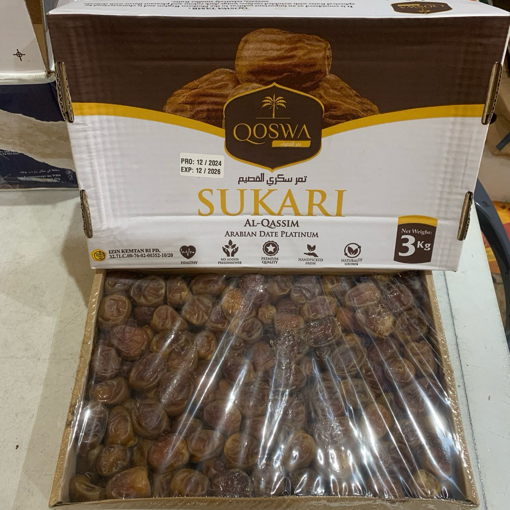 

KURMA SUKARI 3kg kurma raja ORIGINAL sukkari alqosim