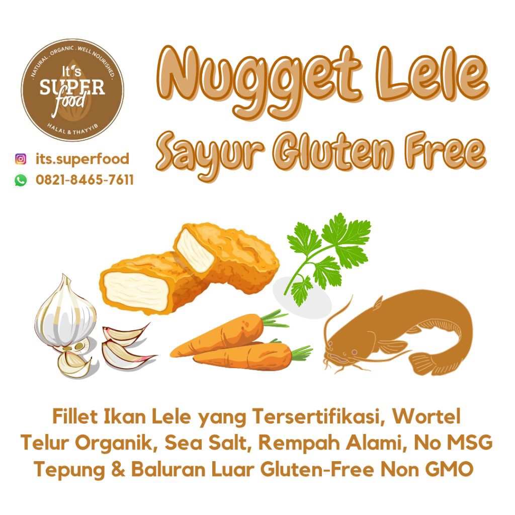 

Nugget Lele Sayur Gluten Free Non GMO No MSG