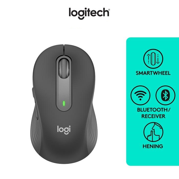 Logitech Wireless Bluetooh Optical Mouse M650 L Signature Silent Click