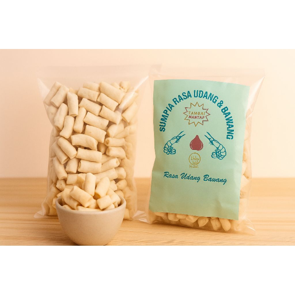 

Cemilan Sumpia Isian Udang 500gram