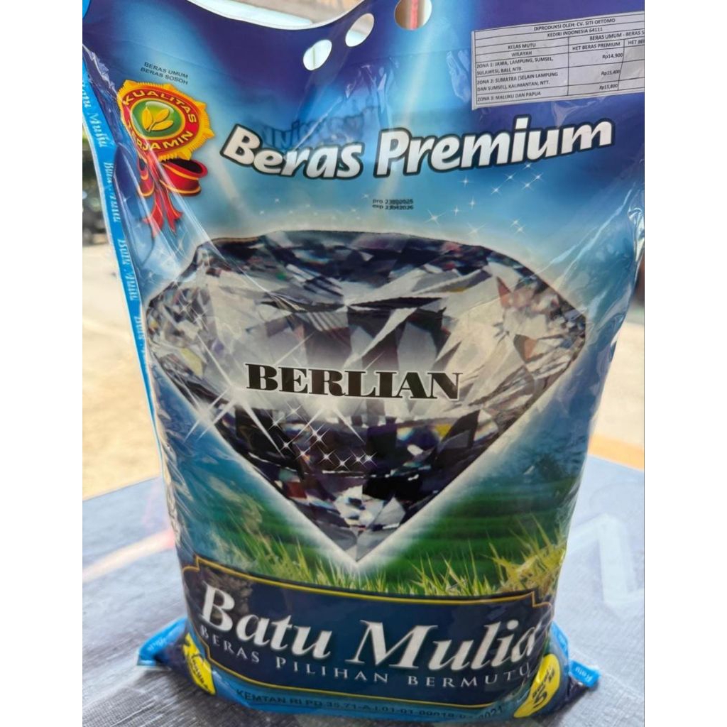 

BERAS BERLIAN BATU MULIA SUPER PREMIUM 5 KG
