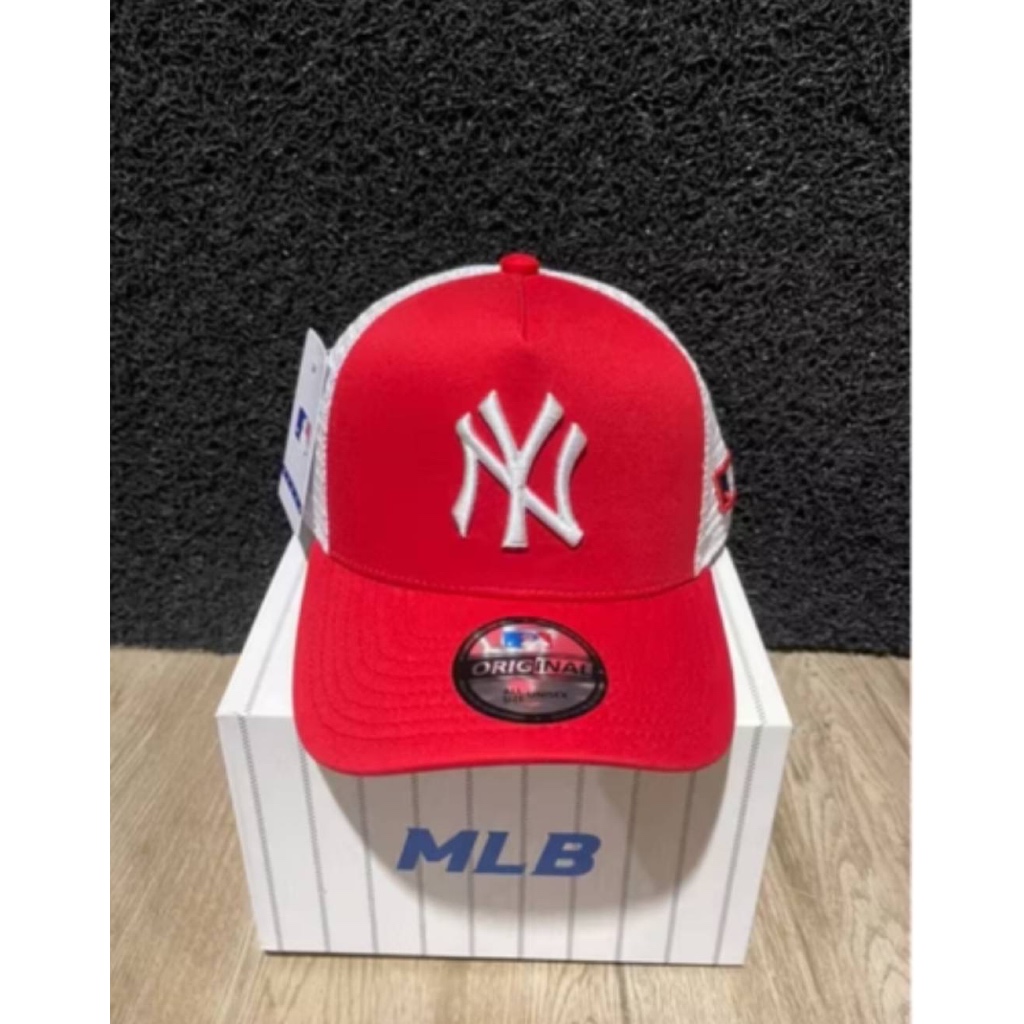TOPI BASEBALL MLB NY TRUCKER ORIGINAL RED WHITE CAPS