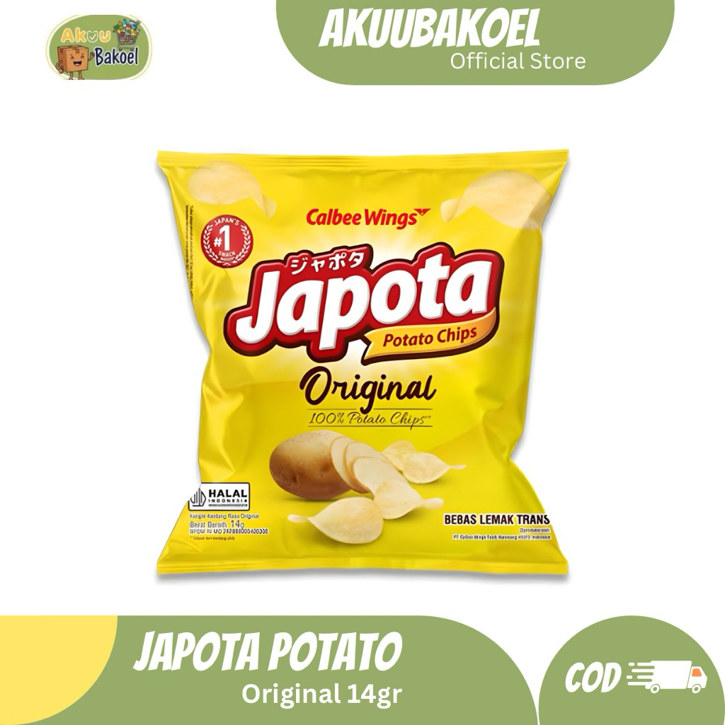 

Japota potato chips original 14gr (renceng)