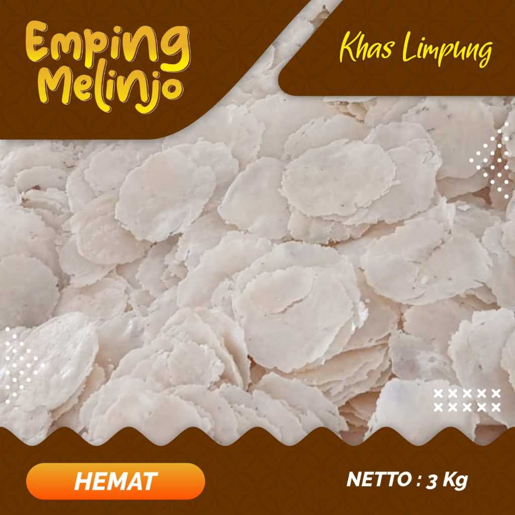 

Emping Melinjo Khas Limpung PAKET 3 KG