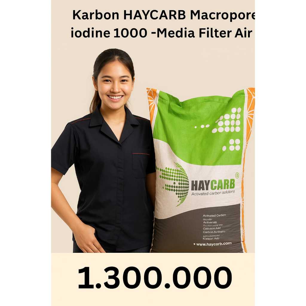 Karbon aktif Haycarb Macropore iodine 1000 -Media Filter Air