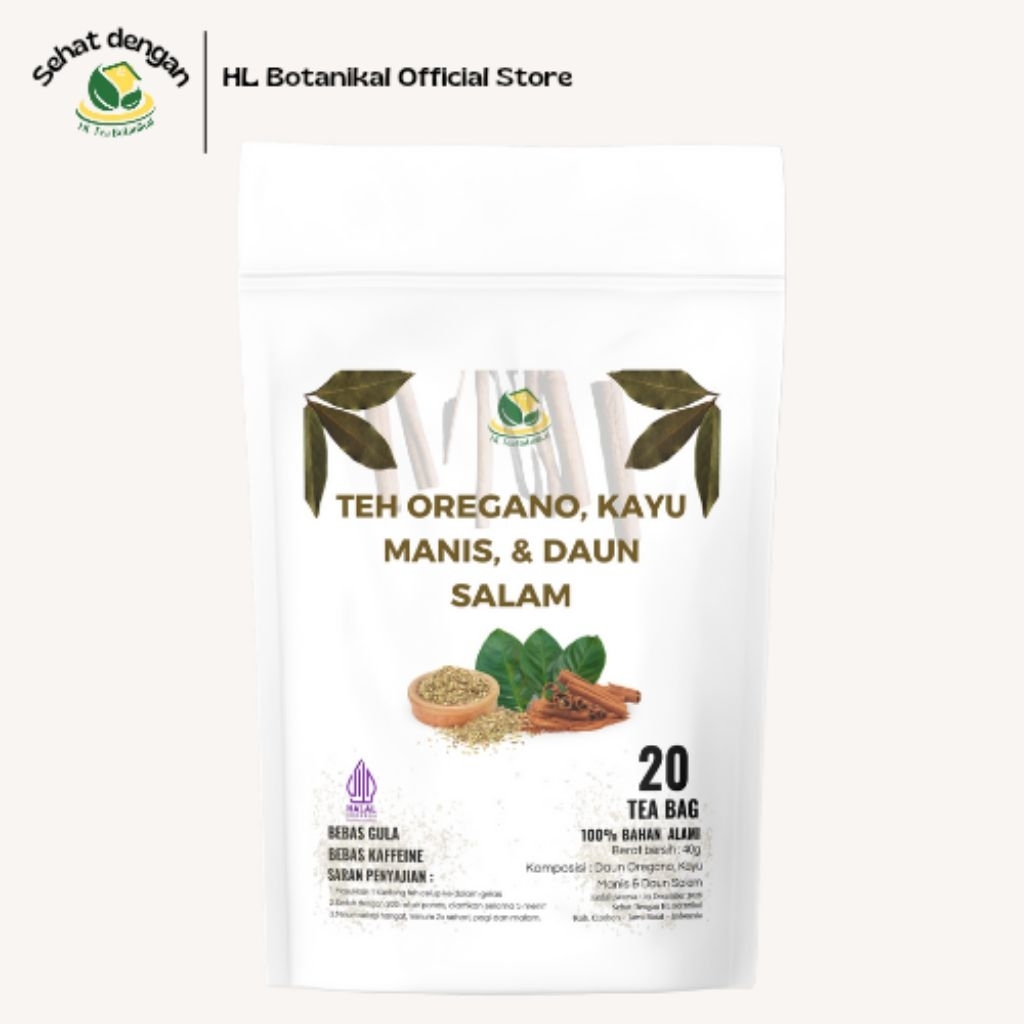 

Teh Oregano Kayu Manis & Daun Salam | Isi 20 Tea Bag