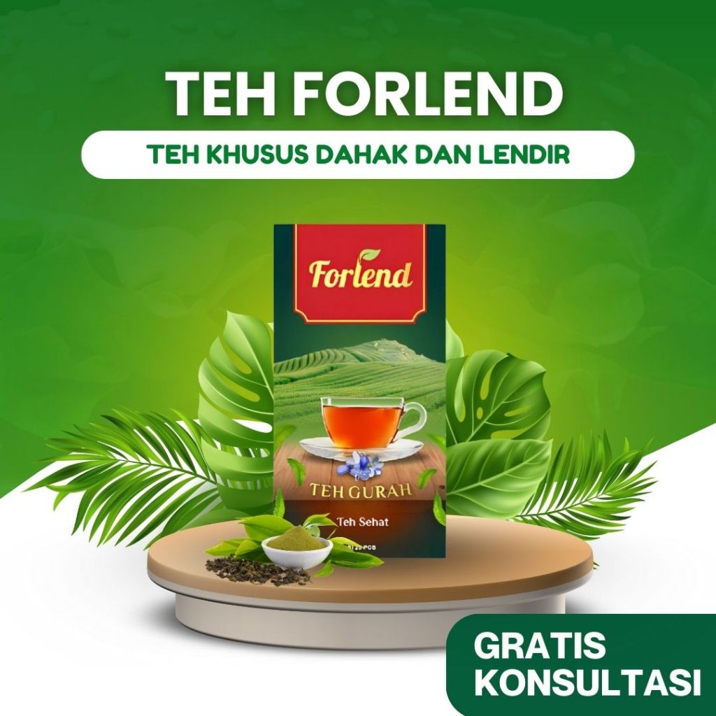 

FORLEND Teh Gurah Original - Membantu Atasi Permasalahan Lendir & Dahak - 15 kantong 1 Box