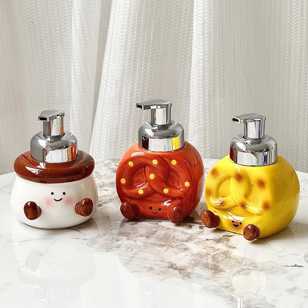 Bread Soap Dispenser / Dispenser Sabun Cuci Tangan Lotion Lucu Keramik Aesthetic Pinterest