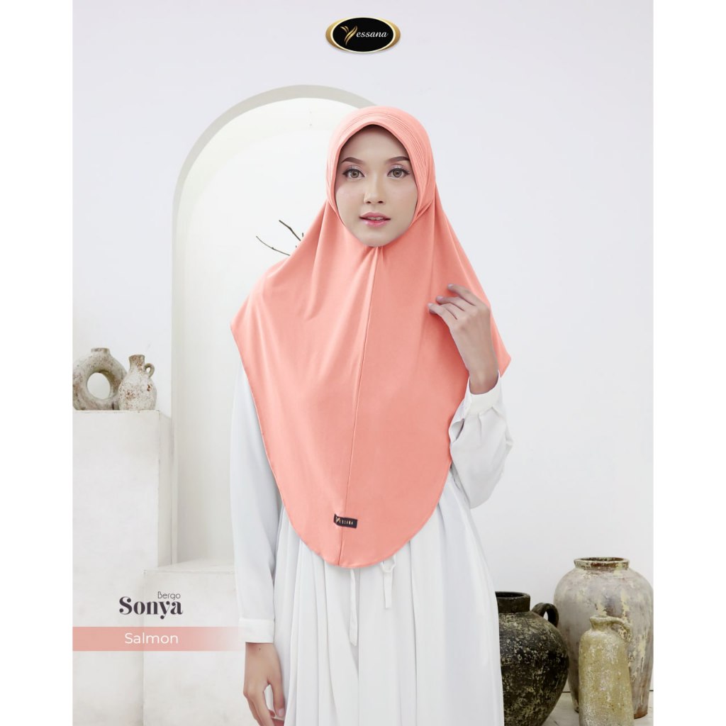 Bergo Daily Hijab Instan Jersey Simple Hijab Bergo Sonya Yessana