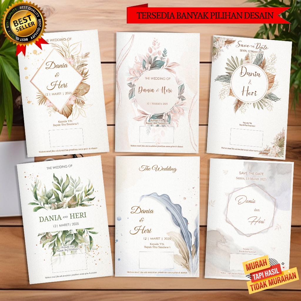 Undangan Pernikahan Undangan Pernikahan Aesthetic