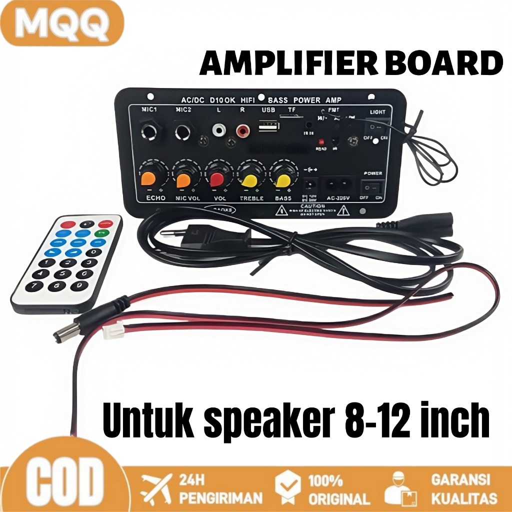 【COD】400W Amplifier Board Modul Subwoofer Mono Amp 120w 220v / 12v / 24v Untuk Speaker Bluetooth amp