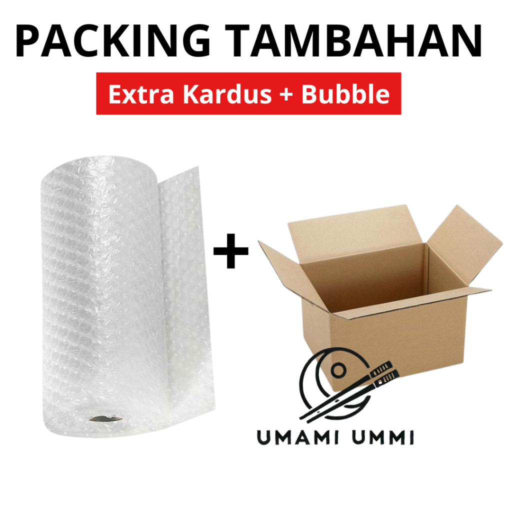 

Bubble Wrap & Kardus Extra – Tambahan Packing untuk Keamanan Barang