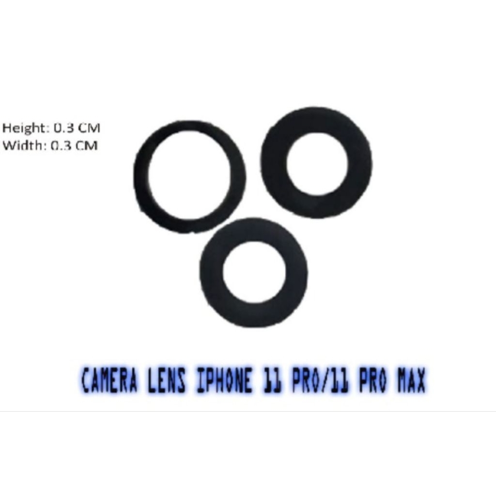 Kaca Kamera Camera 0,3/ 0,5 Iphone 11 pro Iphone 11 Pro Max (Original Produk)