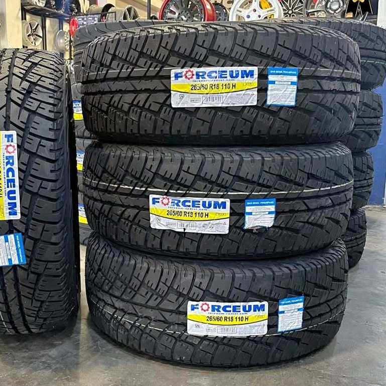 BAN STANDAR MOBIL PAJERO FORTUNER HILUX - BAN MOBIL 265 60 R18 FORCEUM ATZ