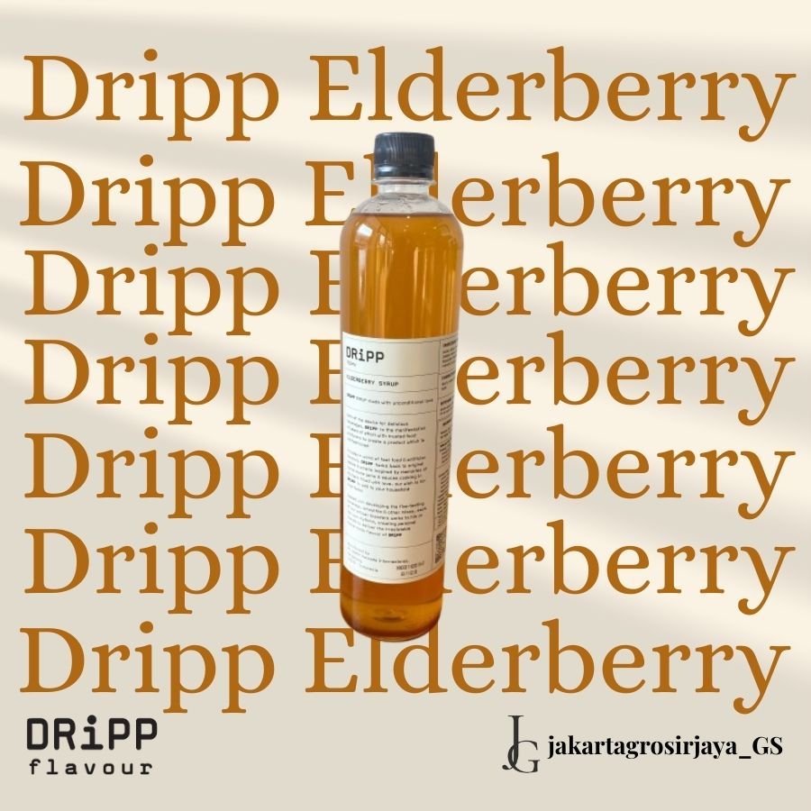 Dripp Syrup Elderberry 760 ML - Rasa Elderberry 760 ML