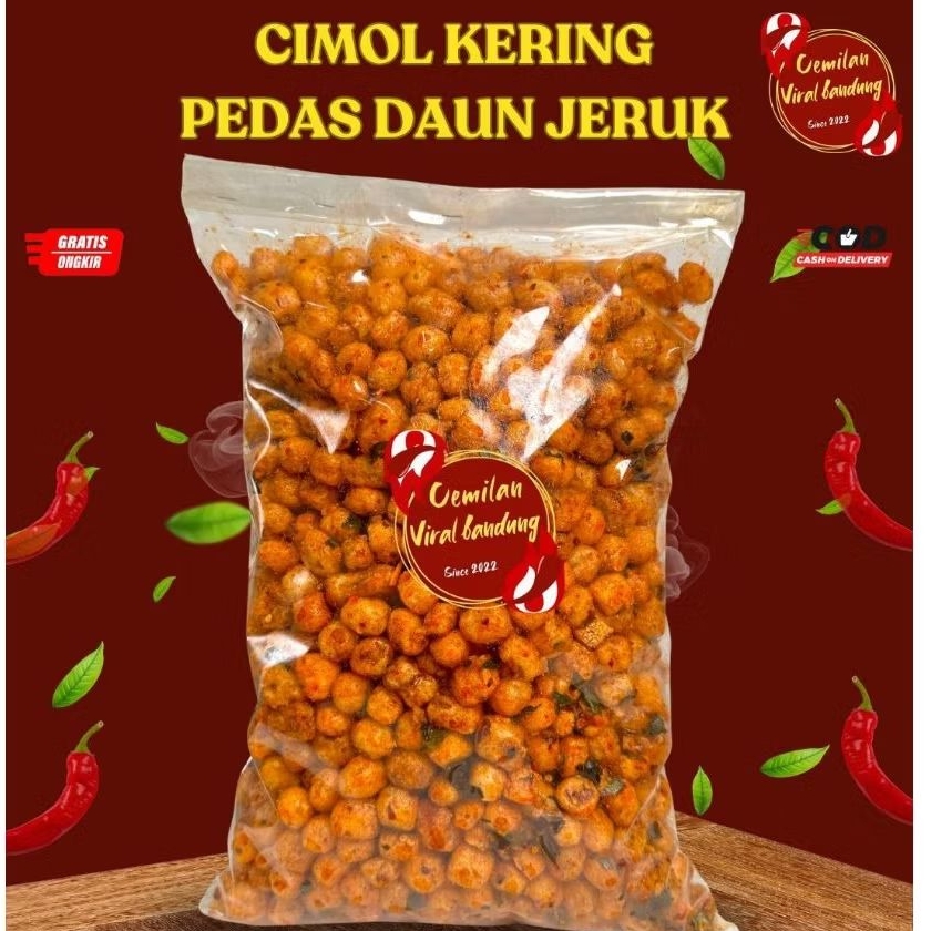 

Cimol 1kg Pedas daun jeruk / Cimol pedas mantap