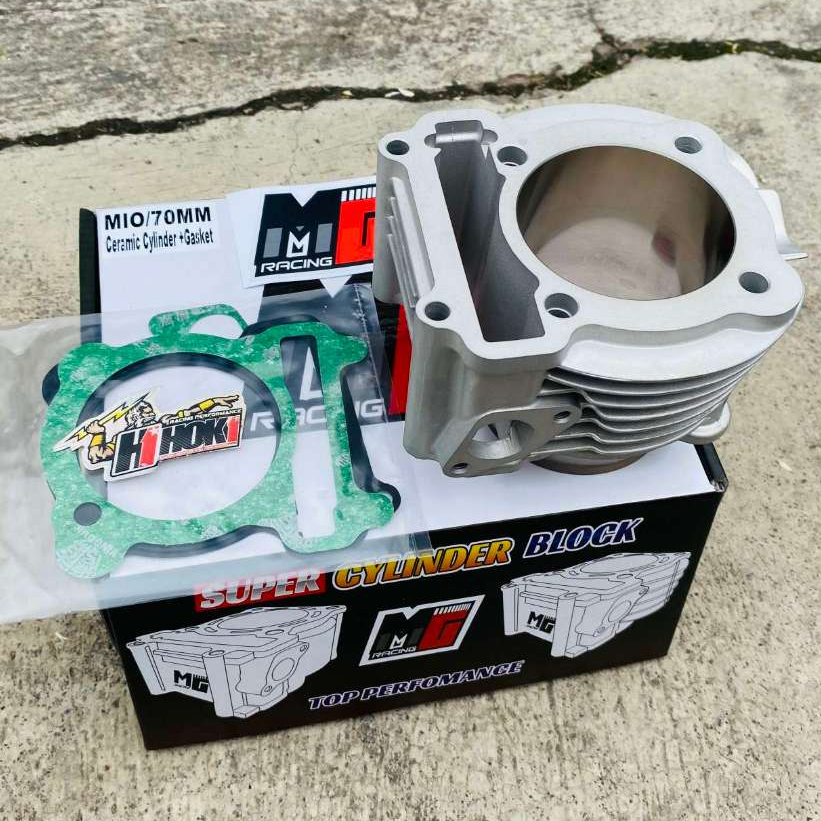 CYLINDER BLOK BLOCK BORE UP MIO SPORTY 63 66 68 70 72MM MG RACING