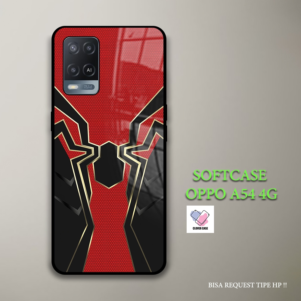 [KN52]  Case Glossy Case | OPPO A54 4G | CASE KEKINIAN LUCU |  Casing Hp Kilau Motif SPIDERMAN