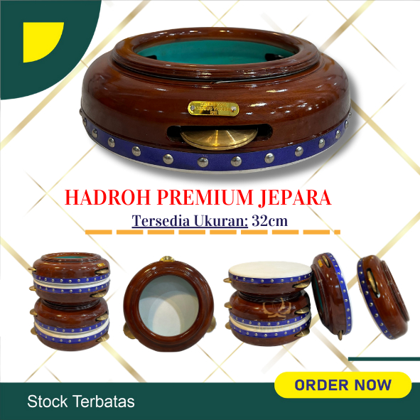 Renana Hadroh Kayu mahoni model jepara ukuran 32 banjari murni