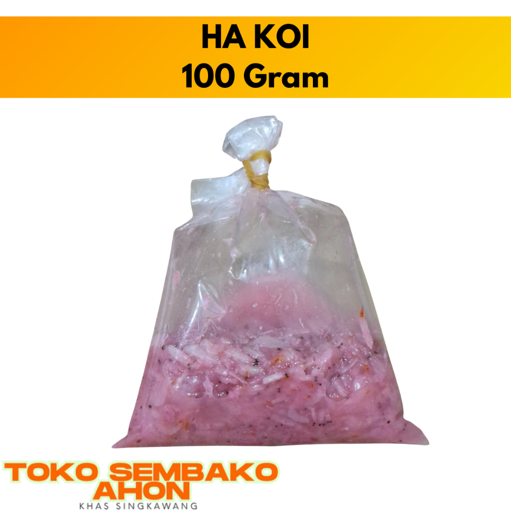 

HA KOI 100 Gram / HAKOI / HEKOI / HE KOI / CINCALOK UDANG / CENCALOK UDANG 100 Gram / cincalok asli pontianak / cencalok fermentasi / he koi udang asin