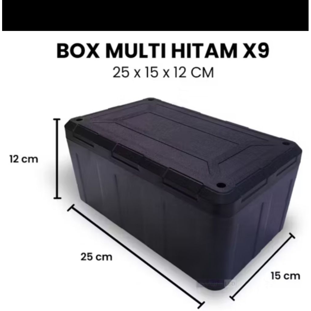 rz0001 black box kotak hitam kosong untuk projek project elektronik elektronika universal casing diy