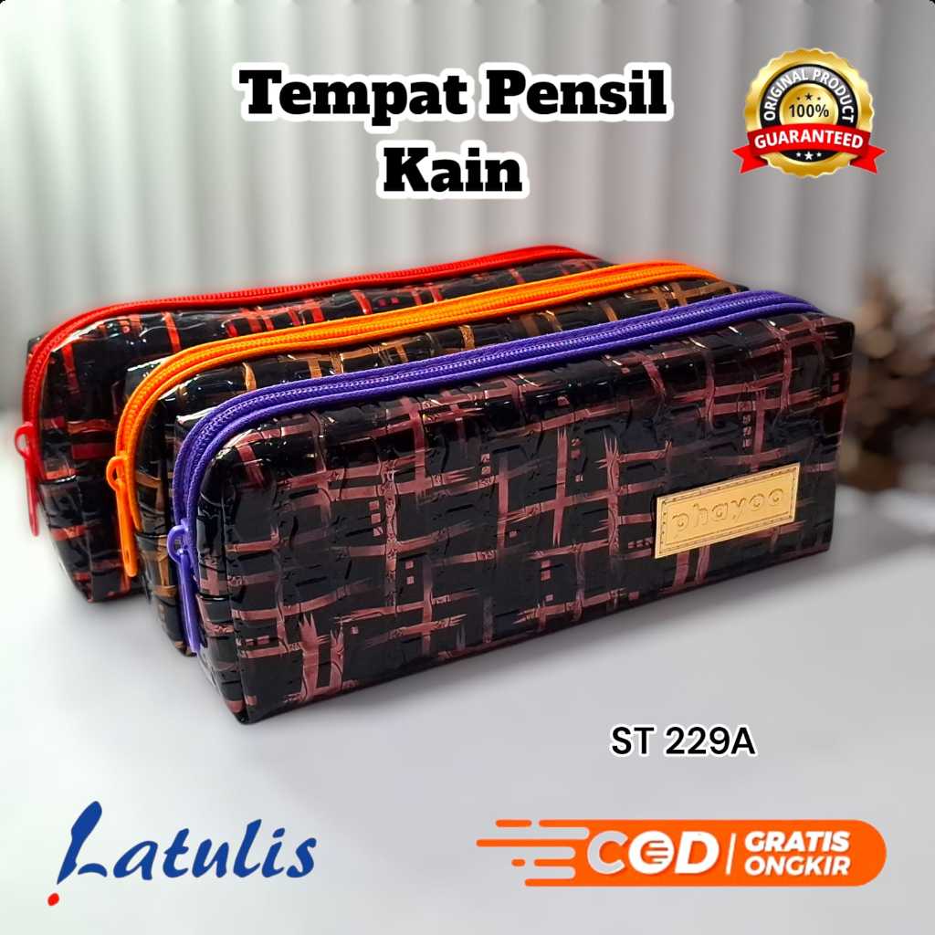 

Tempat Pensil Kain Lucu Shintoeng Kotak Pensil Resleting ST-229 / ST-553C