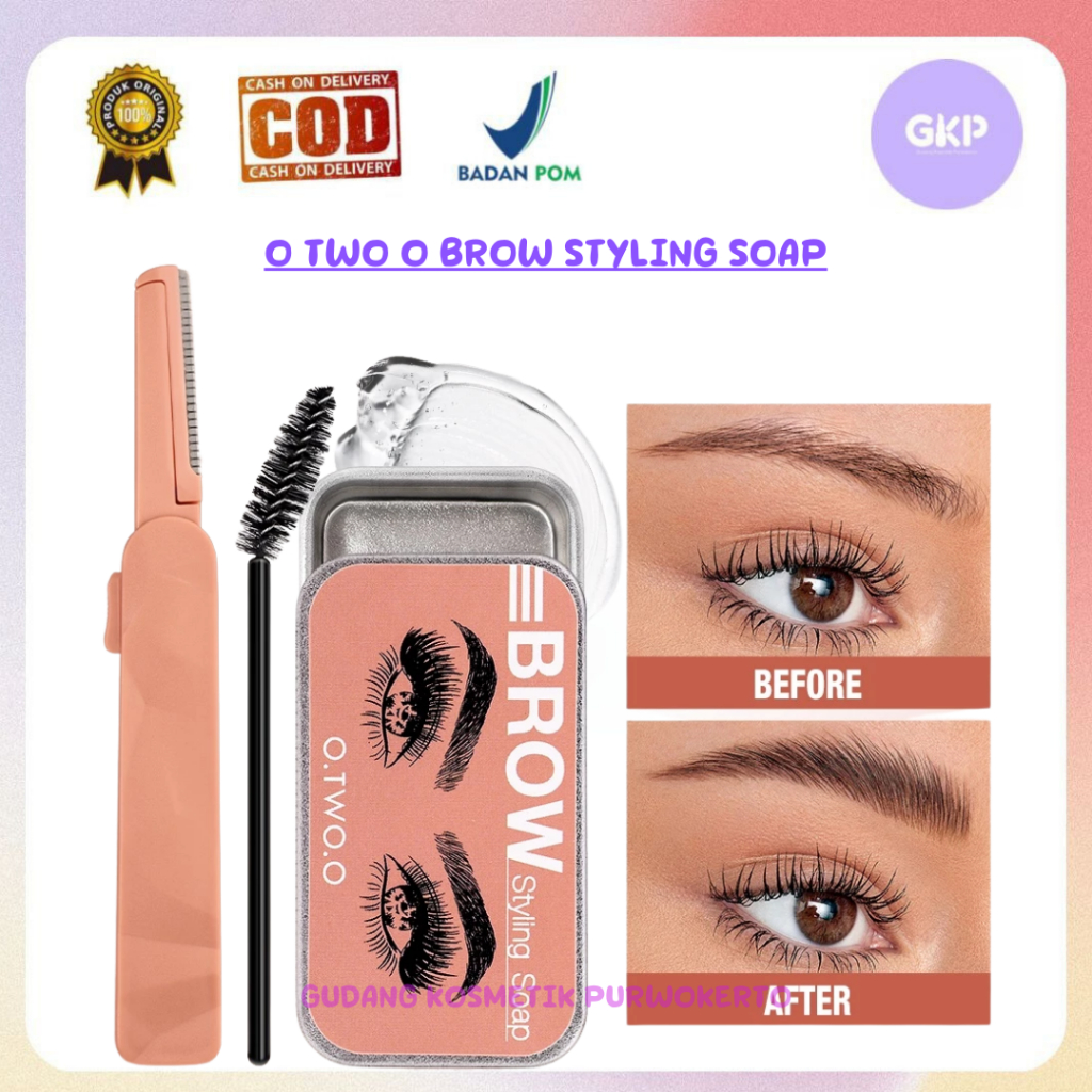 O Two O Brow Styling Soap Waterproof Long Lasting Eyebrow Gel Pomade