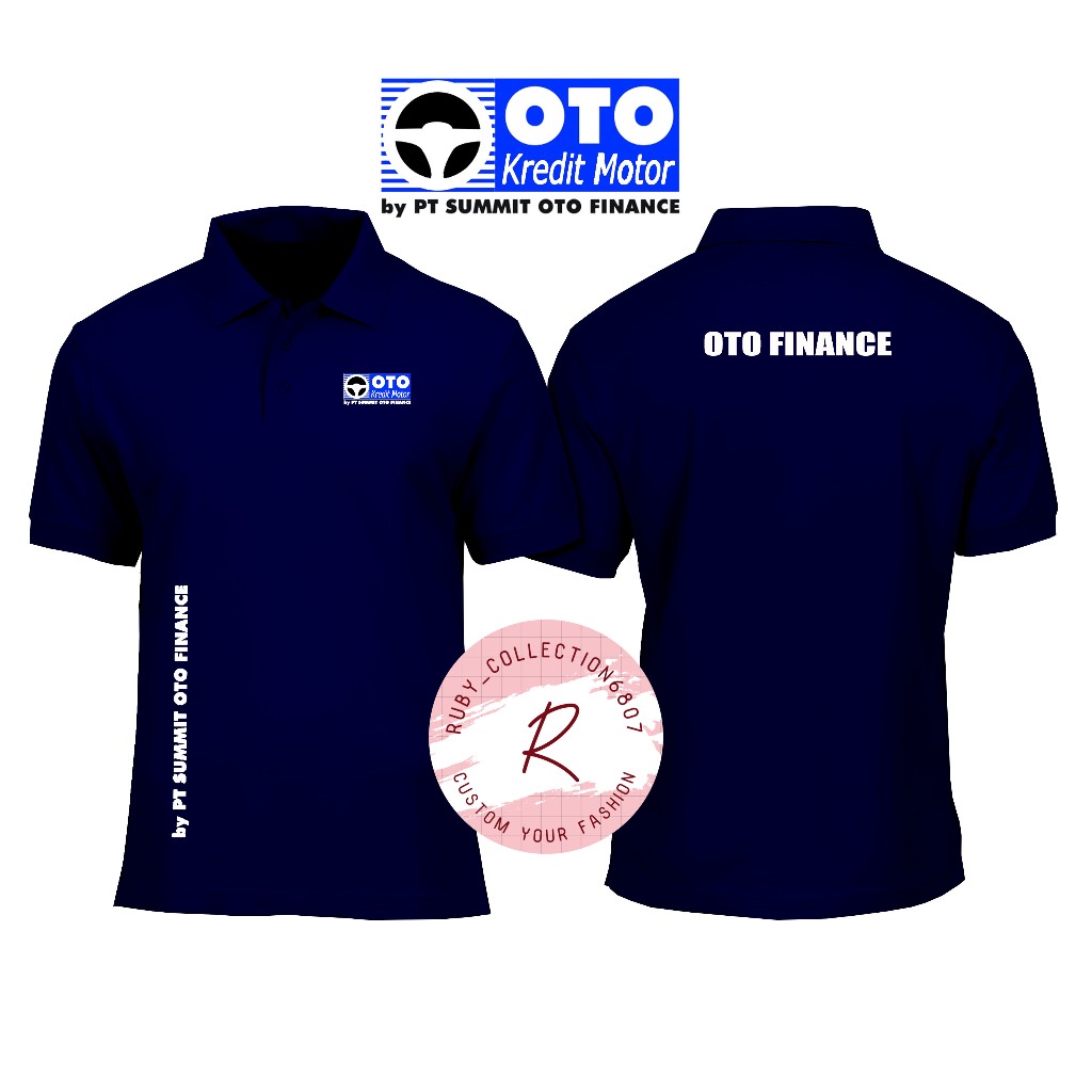 KAOS MODEL POLO KERAH OTO FINANCE - jula baju polo otofinance