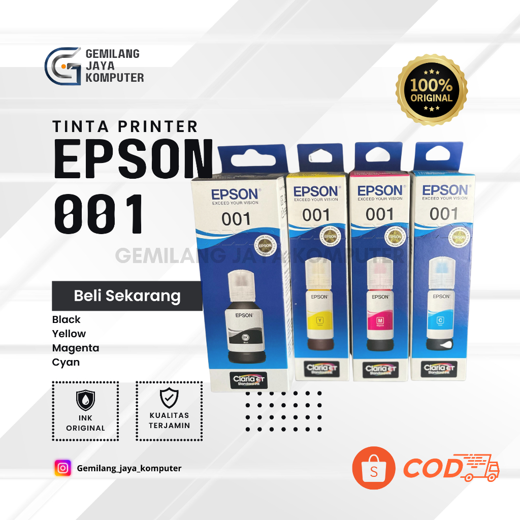 Epson Tinta/Ink Printer 001 / Tinta Printer 001