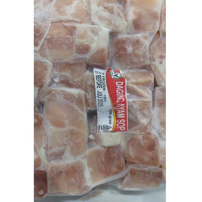

Daging Sup Ayam Dadu frozen 500g