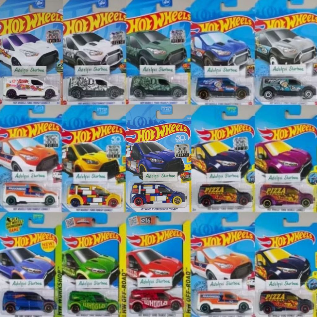 hotwheels hot wheels ford transit connect factory sealed th reg hw art cars D city works rescue off 