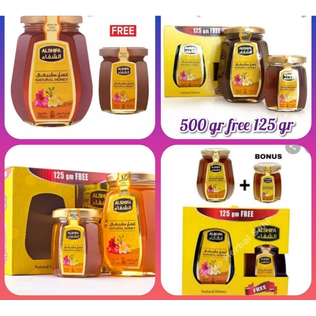 

madu al-Shifa 500gr free 125gr Original