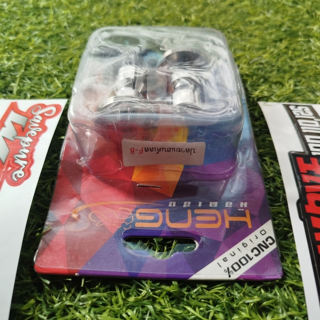 Jalu Stang Stainless Gloosy-Matte Model F-8 BY Heng Original Thailand Untuk Motor For All Wave 125/1