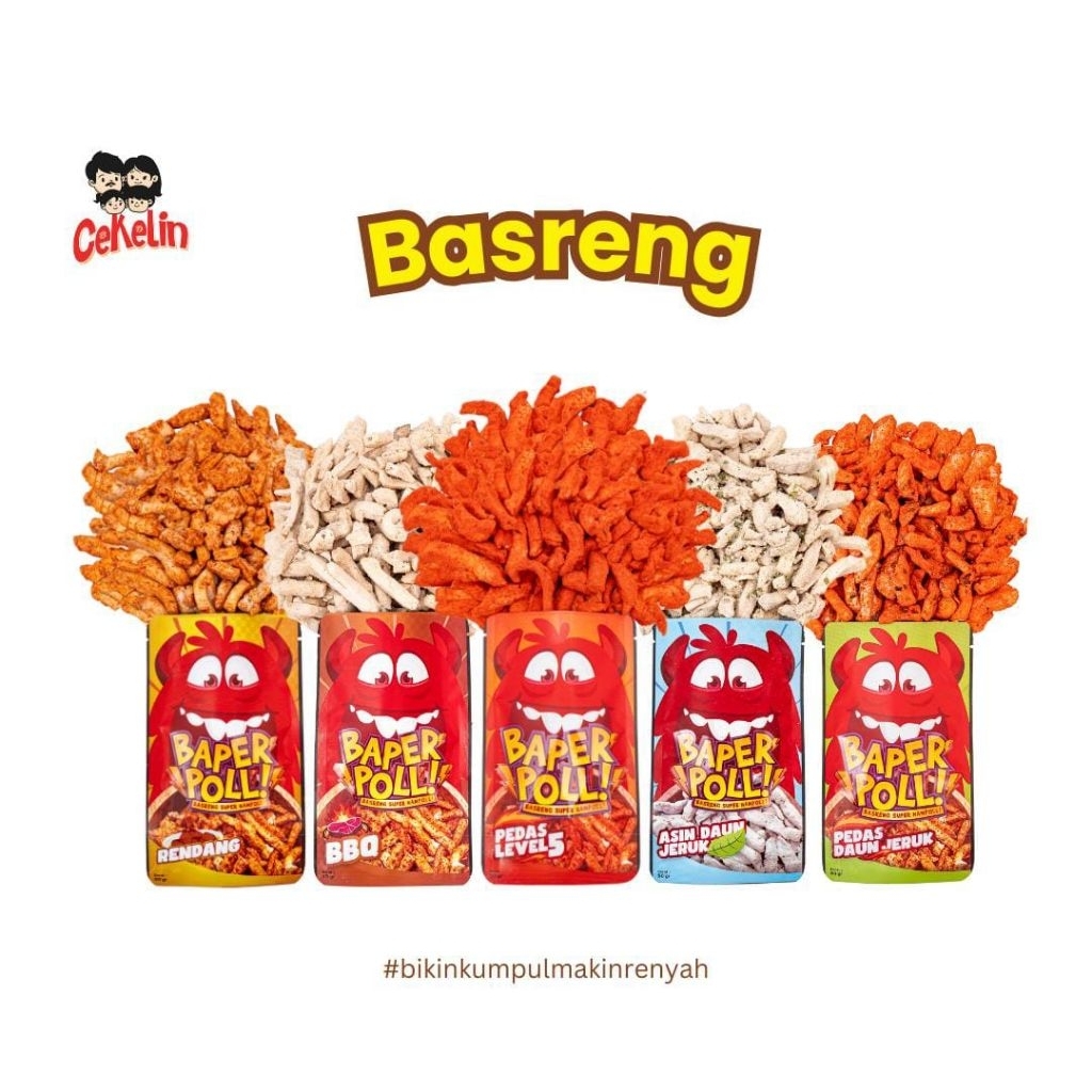 

Cemilan Cekelin pedas gurih