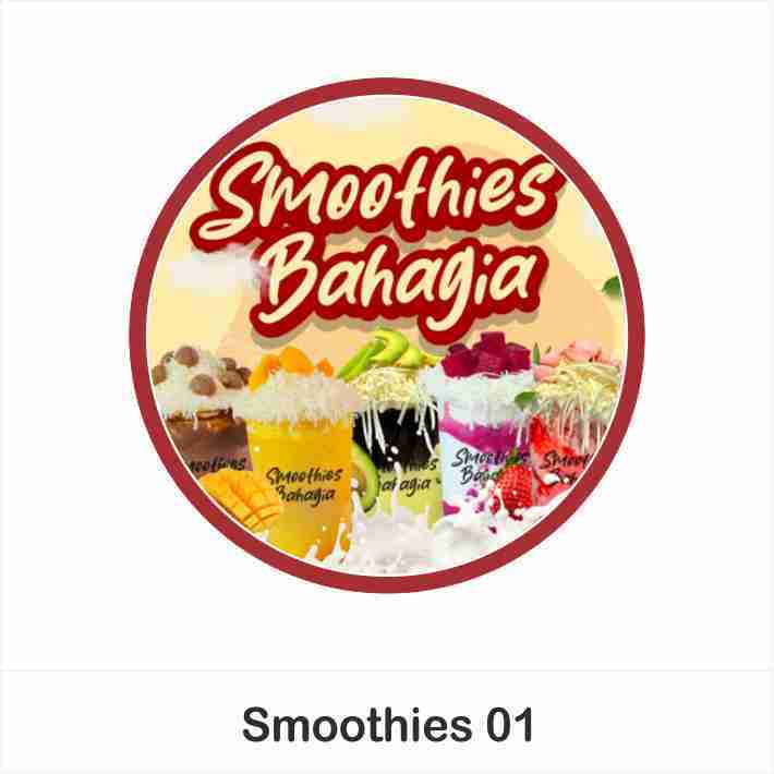 

[COD] 160pcs Stiker Label Smutis Smotis Smoties Smoothies