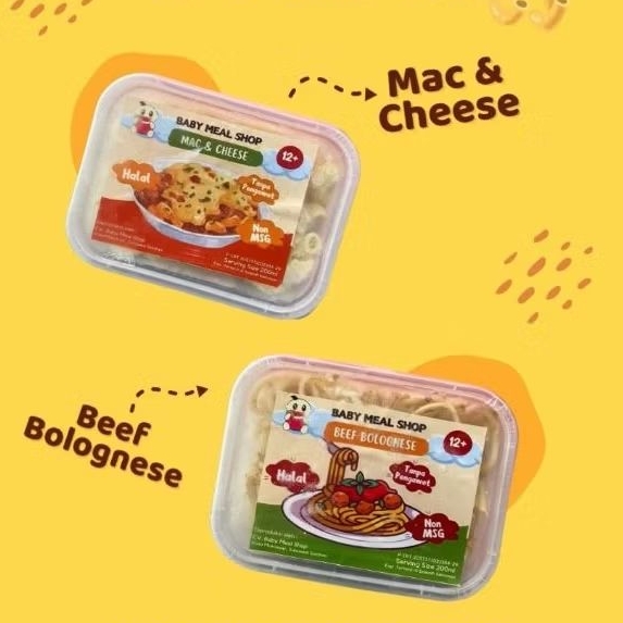 

Baby Meal Mpasi Mac&Cheese // Bolognese 12+