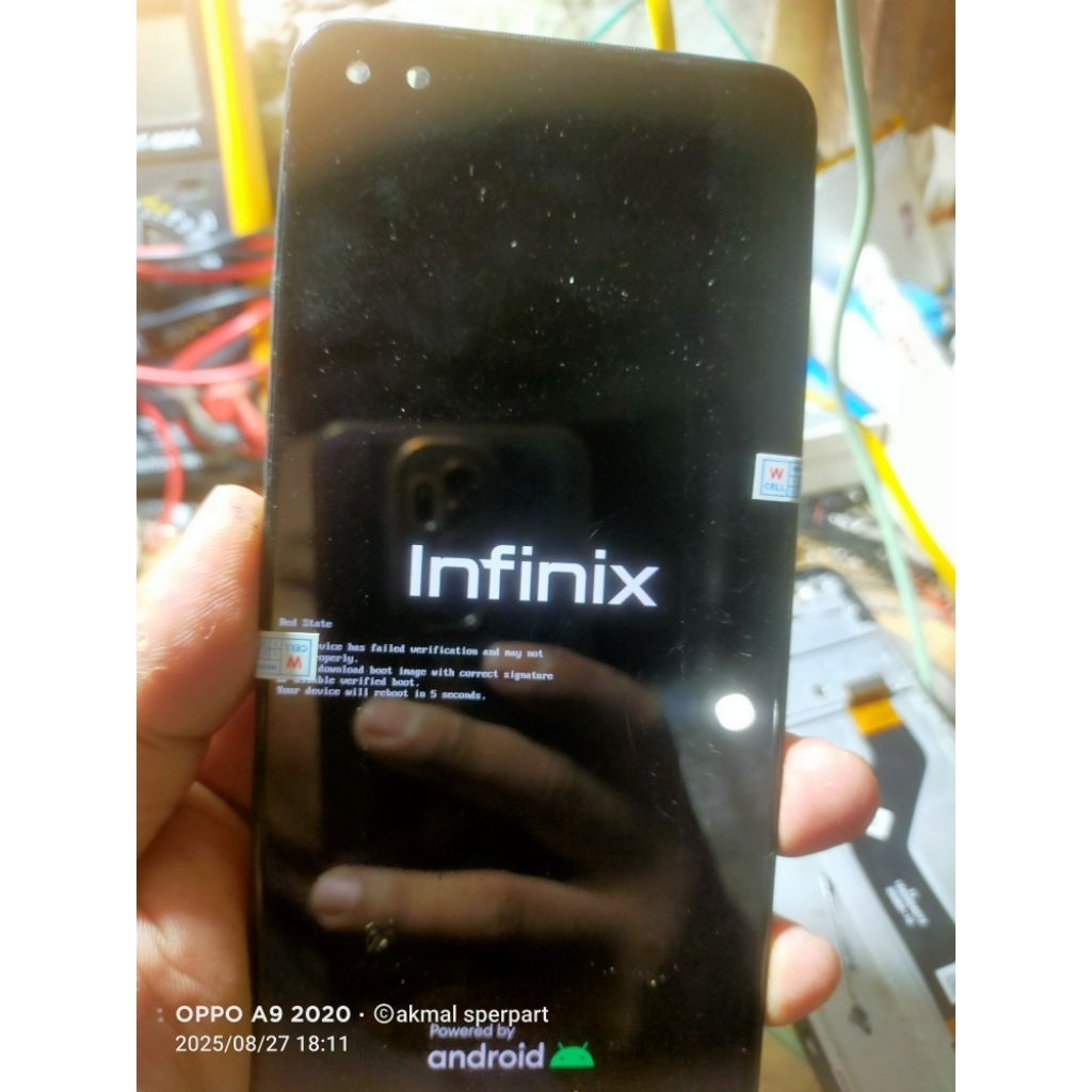 MESIN INFINIX NOTE  8 MINUS KAYAK DI GAMBAR