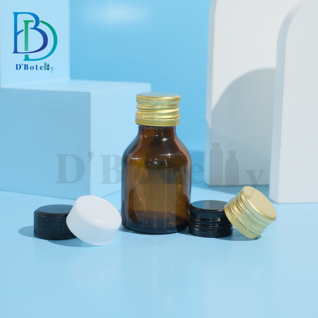 Botol Kaca 60 ml | Botol Kaca Coklat 60 ml | Botol Amber