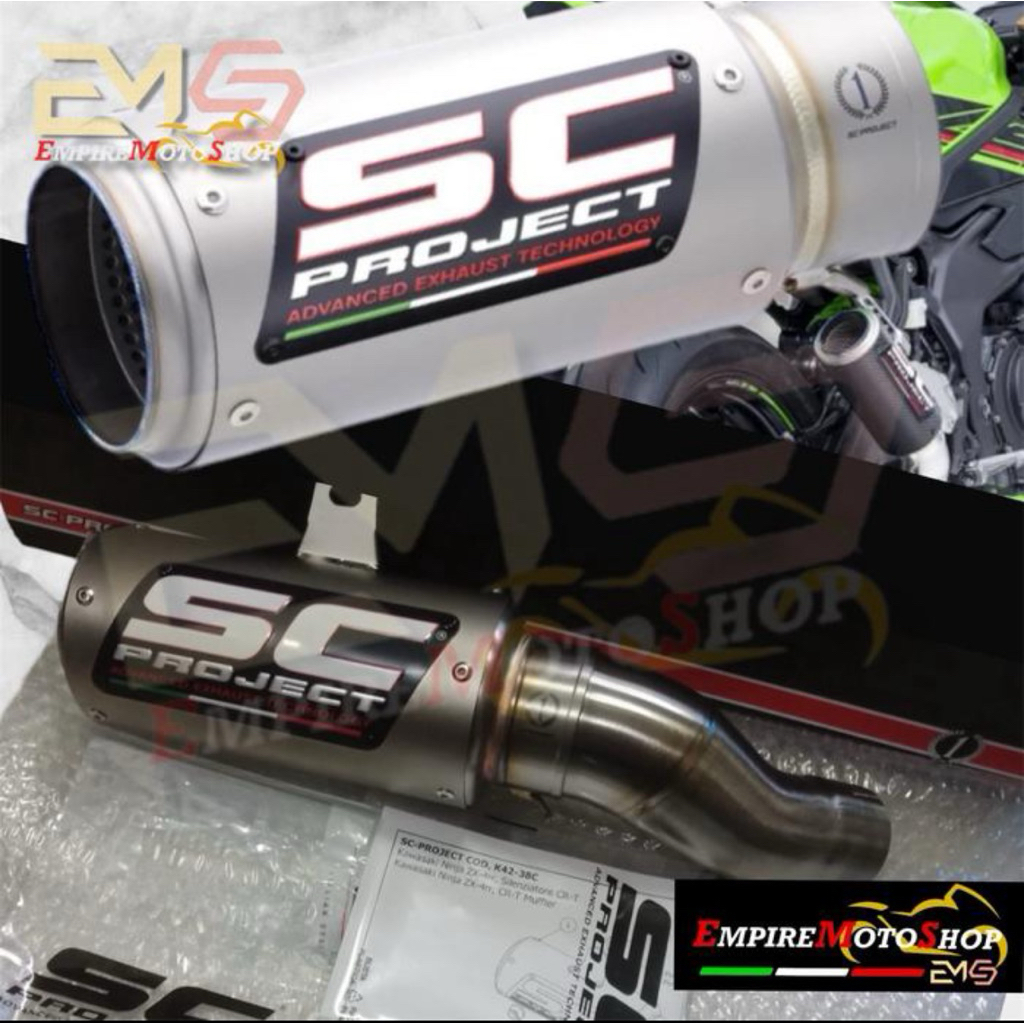 Knalpot SC Project ZX25 R ZX 25 R ZX4 RR Slip On CRT Titan