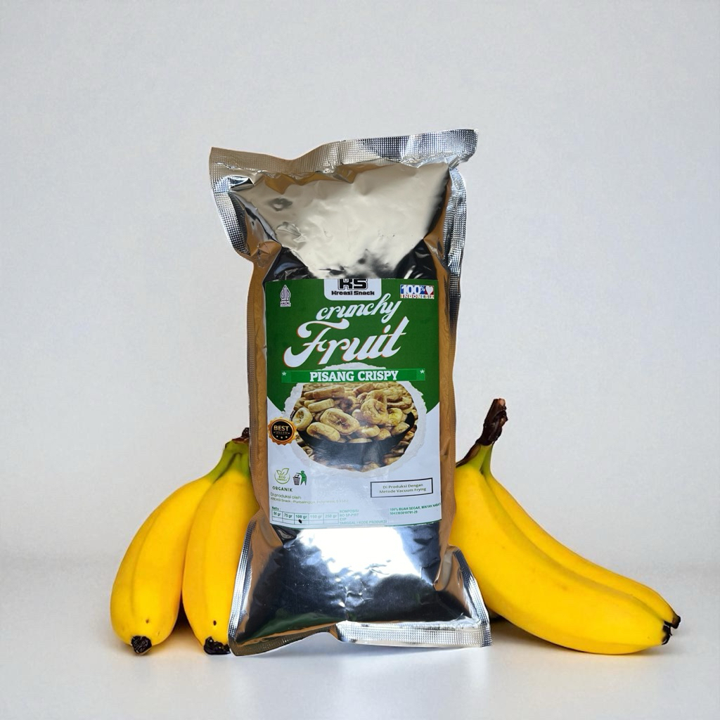 Kripik Pisang 250gram | Kripik Pisang Oven | Cemilan Kripik Buah Pisang Sehat