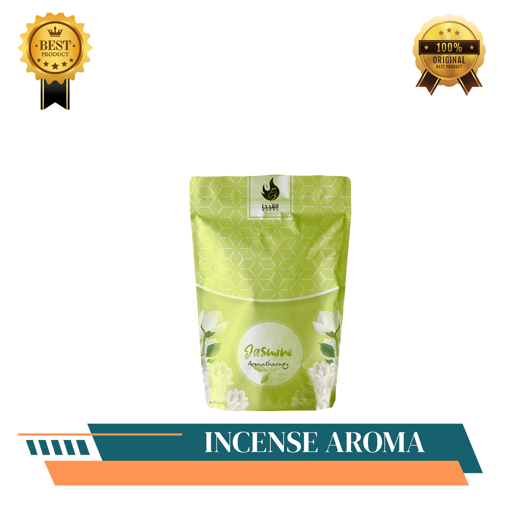 Dupa Bukhur Buhur Gaharu Qodha Original JASMINE isi 50 Pcs Aromaterapi