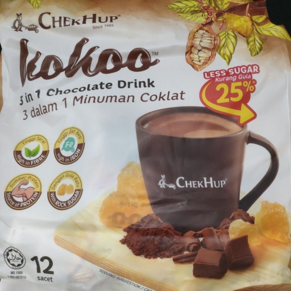 

ChekHup kokoo coklat dan check hup hazelnut