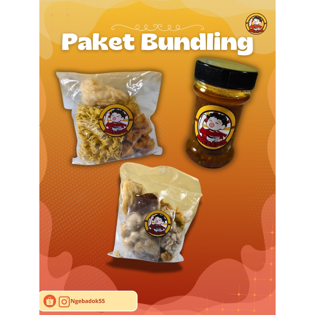 

Ngebadok 55 - Paket Bundling 2 Baso Aci Original Cuanki Goreng Sambal Teri - Paket Murmer Ramean