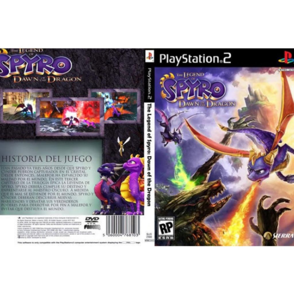 Kaset Ps 2 The Legend Of Spyro Dawn Of Dragon