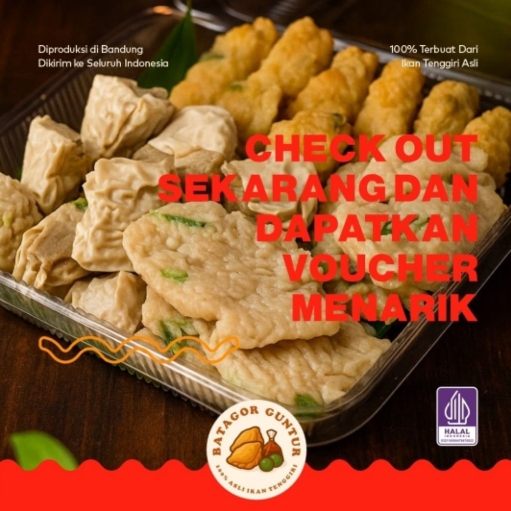 

Batagor bandung- MIX Batagor, Siomay, Aci Batagor Setengah Matang Di fakum isi 10 biji